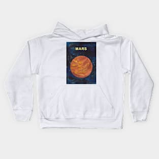 Mars Poster Kids Hoodie